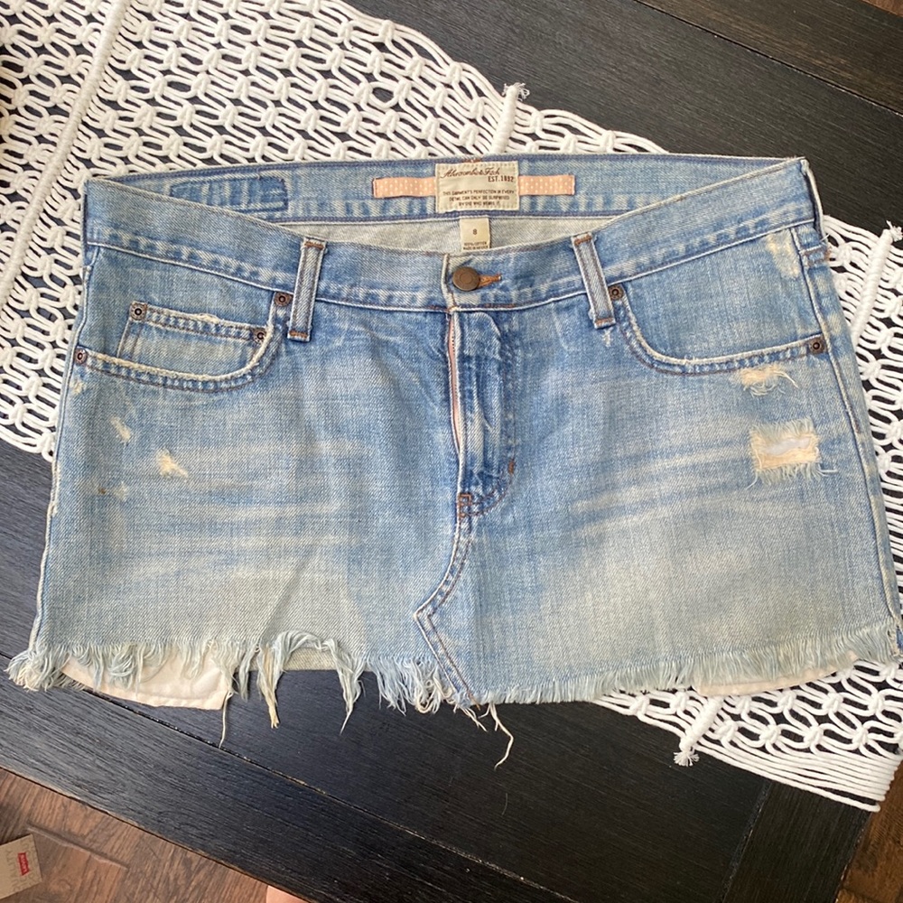 Abercrombie & Fitch Jean Skirt